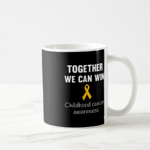 Childhood cancer awareness Gold ribbon adults and Coffee Mug
