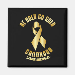 Childhood Cancer Awareness Gold Ribbon Magnet
