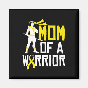 Childhood Cancer Awareness Gold Ribbon Mum Suppor Magnet