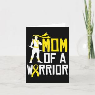 Childhood Cancer Awareness Gold Ribbon Mum Support Card