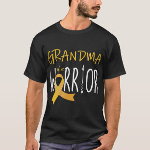 Childhood cancer awareness Grandma of a warrior T-Shirt
