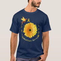 Childhood Cancer Awareness Hummingbird Gold Sunfl