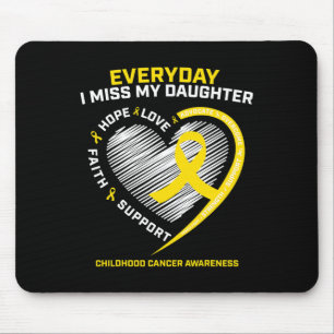 Childhood Cancer Awareness In Memory Of My Daught Mouse Pad