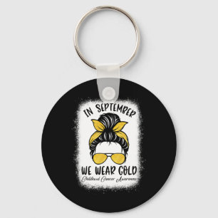 Childhood Cancer Awareness In September We Wear G Key Ring