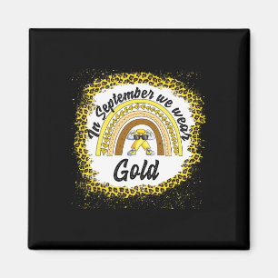 Childhood Cancer Awareness In September We Wear Go Magnet