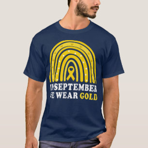 Childhood Cancer Awareness In September We Wear Go T-Shirt
