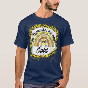 Childhood Cancer Awareness In September We Wear Go T-Shirt
