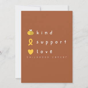 childhood cancer awareness Invitation Announcement