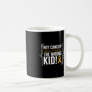 Childhood Cancer Awareness Kid Warrior Ribbon Stro Coffee Mug