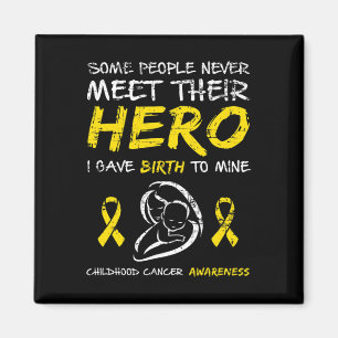 Childhood Cancer Awareness Meet My Hero Magnet