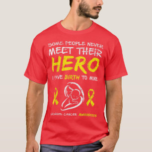 Childhood Cancer Awareness Meet My Hero T-Shirt