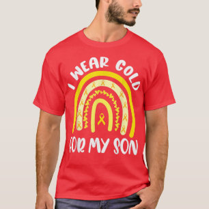Childhood Cancer Awareness Month For My Son Suppor T-Shirt
