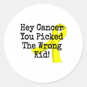 Childhood Cancer Awareness Month For September1 Classic Round Sticker