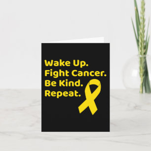 Childhood Cancer Awareness Month For September Card