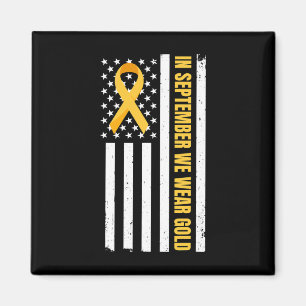 Childhood Cancer Awareness Month In September We W Magnet