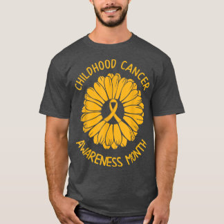 Childhood Cancer Awareness Month Warrior Fighter S T-Shirt