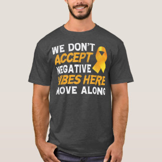 Childhood Cancer Awareness Motivation Yellow Ribbo T-Shirt