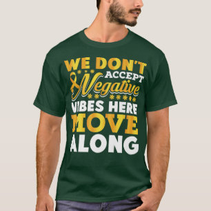 Childhood Cancer Awareness Motivation Yellow Ribbo T-Shirt