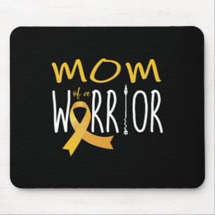 Childhood cancer awareness mum of a warrior mouse pad