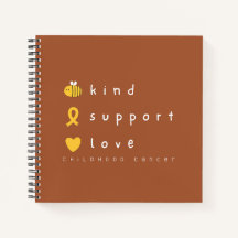 childhood cancer awareness Notebook Journals