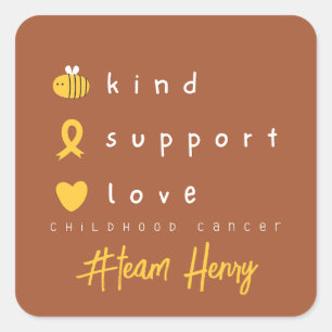 childhood cancer awareness personalised Stickers