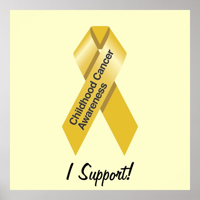 Childhood Cancer Awareness Poster (Front)