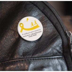 Childhood Cancer Awareness Promotional 3 Cm Round Badge