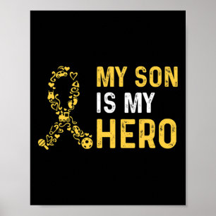 Childhood Cancer Awareness Quote for a Mum of a wa Poster