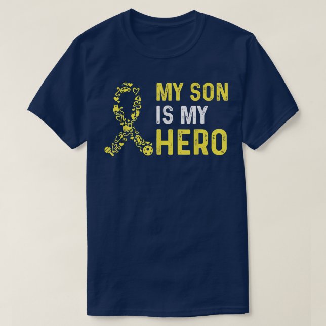 Childhood Cancer Awareness Quote for a Mum of a wa T-Shirt (Design Front)