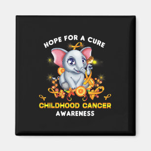 Childhood Cancer Awareness Ribbon Hope For A Cure Magnet