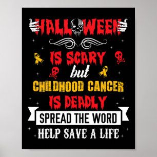 Childhood Cancer Awareness Ribbon S2 Poster