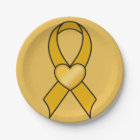 Childhood Cancer Awareness Ribbon with Heart