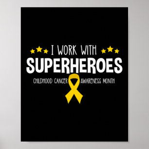 Childhood Cancer Awareness  RN Nurse Paediatrics O Poster