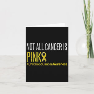 Childhood Cancer Awareness September Yellow Ribbon Card