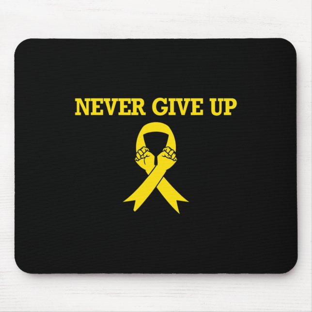 Childhood Cancer Awareness Shirt for Men Women Kid Mouse Pad (Front)