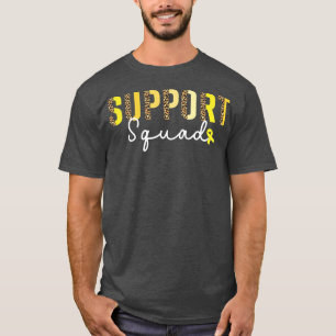 Childhood Cancer Awareness Support Squad Leopard K T-Shirt