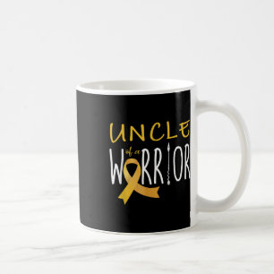 Childhood Cancer Awareness Uncle Of A Warrior Coffee Mug