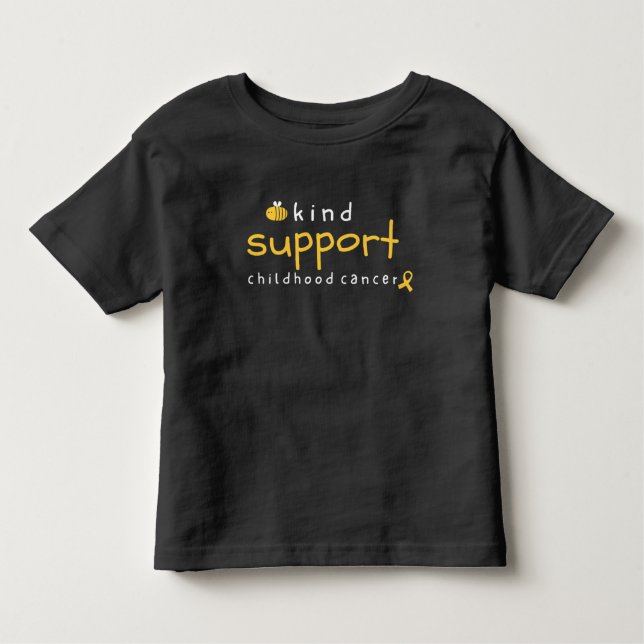 childhood cancer be kind support Toddler T-Shirt (Front)