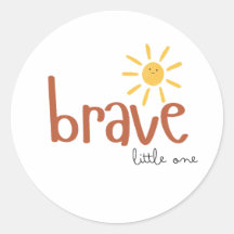 childhood cancer brave little one Stickers cute
