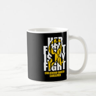 Childhood Cancer Caregiver Month Gold Ribbon Her F Coffee Mug