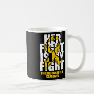 Childhood Cancer Caregiver Month Gold Ribbon Her F Coffee Mug