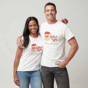 childhood cancer Christmas Custom Adult T-Shirt