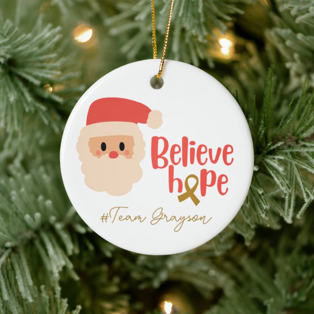 childhood cancer Christmas Custom Ornaments (Tree)