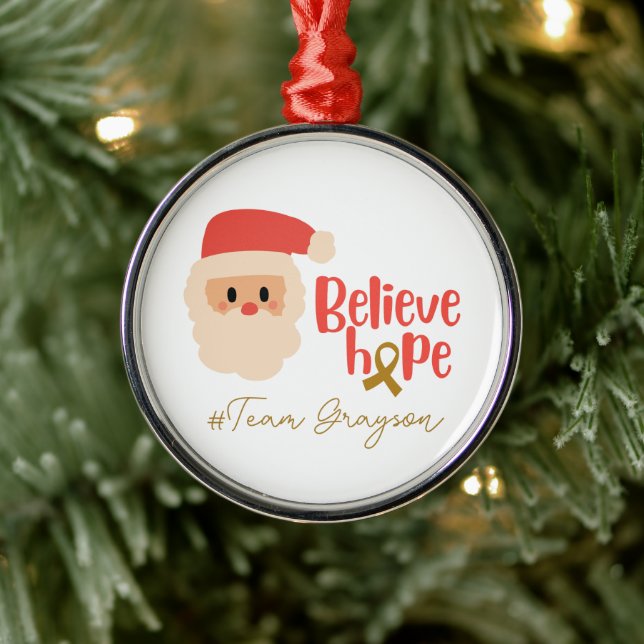 childhood cancer Christmas Custom Ornaments (Tree)