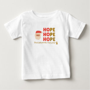 childhood cancer Christmas santa Baby T-Shirt