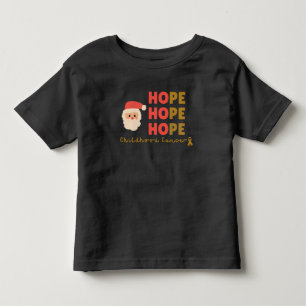 childhood cancer Christmas santa toddler T-Shirt