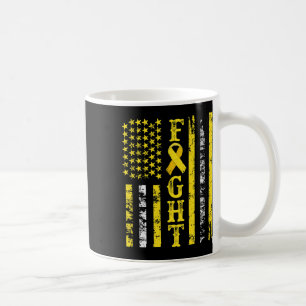 Childhood Cancer Cure Childhood Cancer Awareness M Coffee Mug