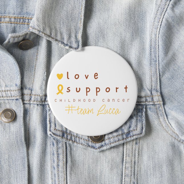 childhood cancer Custom Name Button (In Situ)