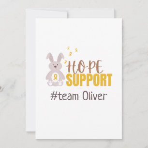 childhood cancer. Custom #team name Stationery  Invitation