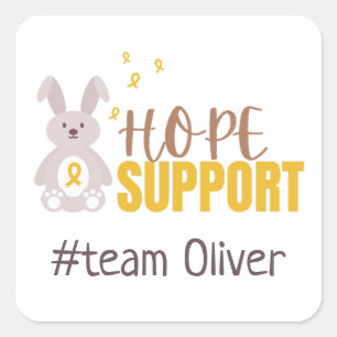 childhood cancer. Custom #team name Stickers